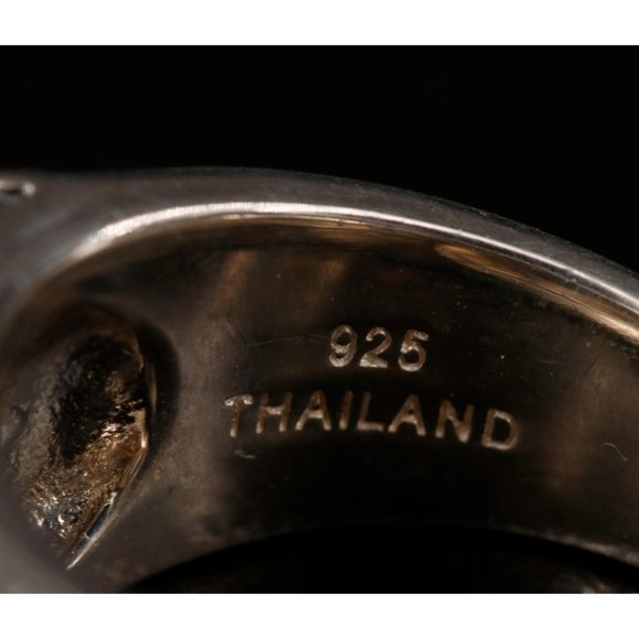 Michael Dawkins Sterling Silver Granulation Ring - Size 5.75 or 6 - Picture 7 of 8